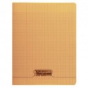 Cahier polypro Calligraphe petit format 17x22 96p grands carreaux (séyès) - orange