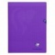 Cahier polypro Mimesys grand format 24x32 48p grands carreaux (séyès) - violet