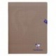 Cahier polypro Mimesys grand format 24x32 96p grands carreaux (séyès) - gris