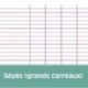 Cahier avec pochette Koverbook 24x32 96p grands carreaux (séyès) vert