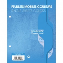 Feuilles simples lot de 300 format A4 grands carreaux Calligraphe