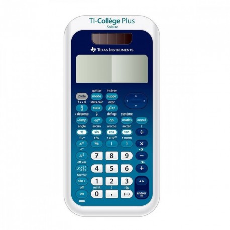 Calculatrice scientifique Texas Instrument TI collège plus solaire