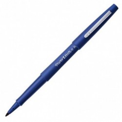 Stylo feutre PaperMate Flair pointe moyenne nylon - Bleu