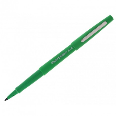 Stylo feutre PaperMate Flair pointe moyenne nylon - Vert