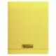 Cahier polypro Calligraphe grand format 24x32 140p grands carreaux (séyès) - jaune