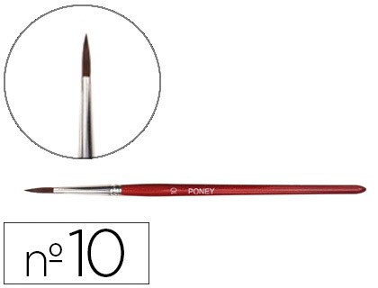 Lot De 10 Pinceaux Poney N°22 – Pour Modélisme, Peinture Et Loisirs Créatifs