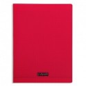 Cahier polypro Calligraphe grand format 24x32 192p grands carreaux (séyès) - rouge
